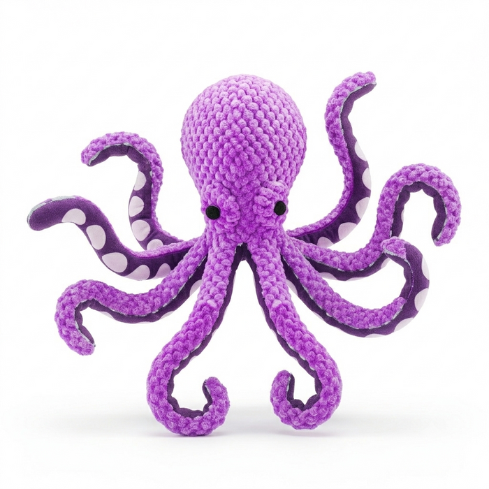 Octopus Plush Dog Toy — OctoBuddy